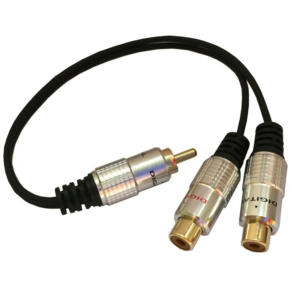 1RCA revolution 2RCA Женский Разъем стерео AUX аудио кабель Y адаптер для MP3 планшетов