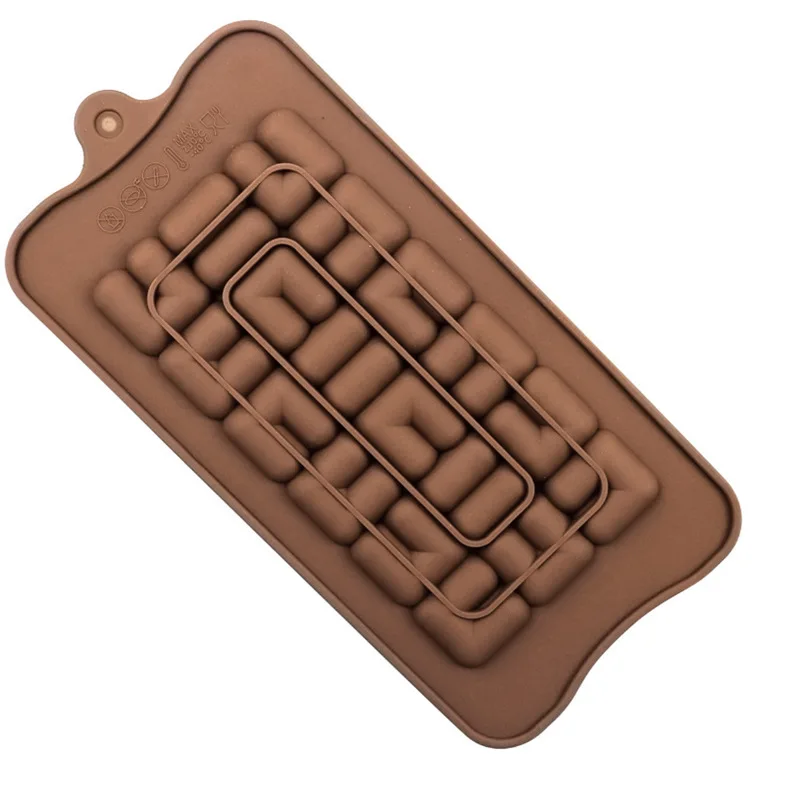 

Silicone Chocolate Mold Love Heart Fragments Shapes Baking Mold Waffle Ice Tray Candy DIY Mould Cake Decorating Baking Tools