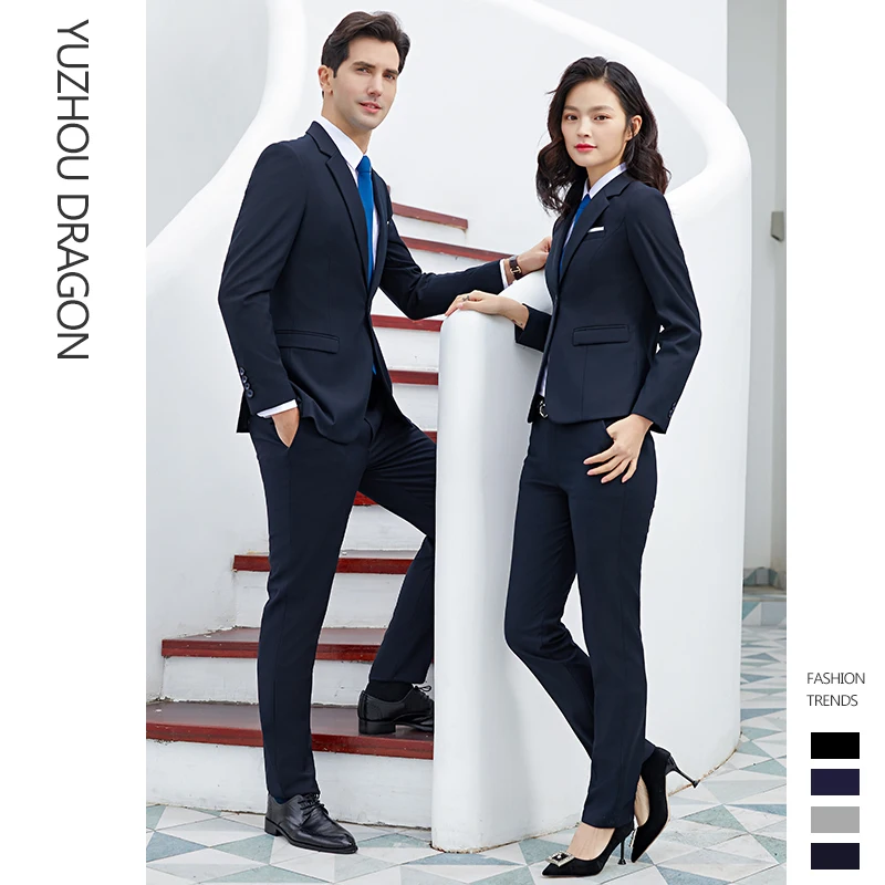 

Формальный женский костюм 2021, Элегантный Модный женский Профессиональный костюм для студии, официальный костюм, профессиональный костюм