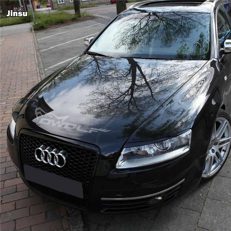 1 пара автомобильных фар Накладка для бровей наклейка углеродное волокно фара