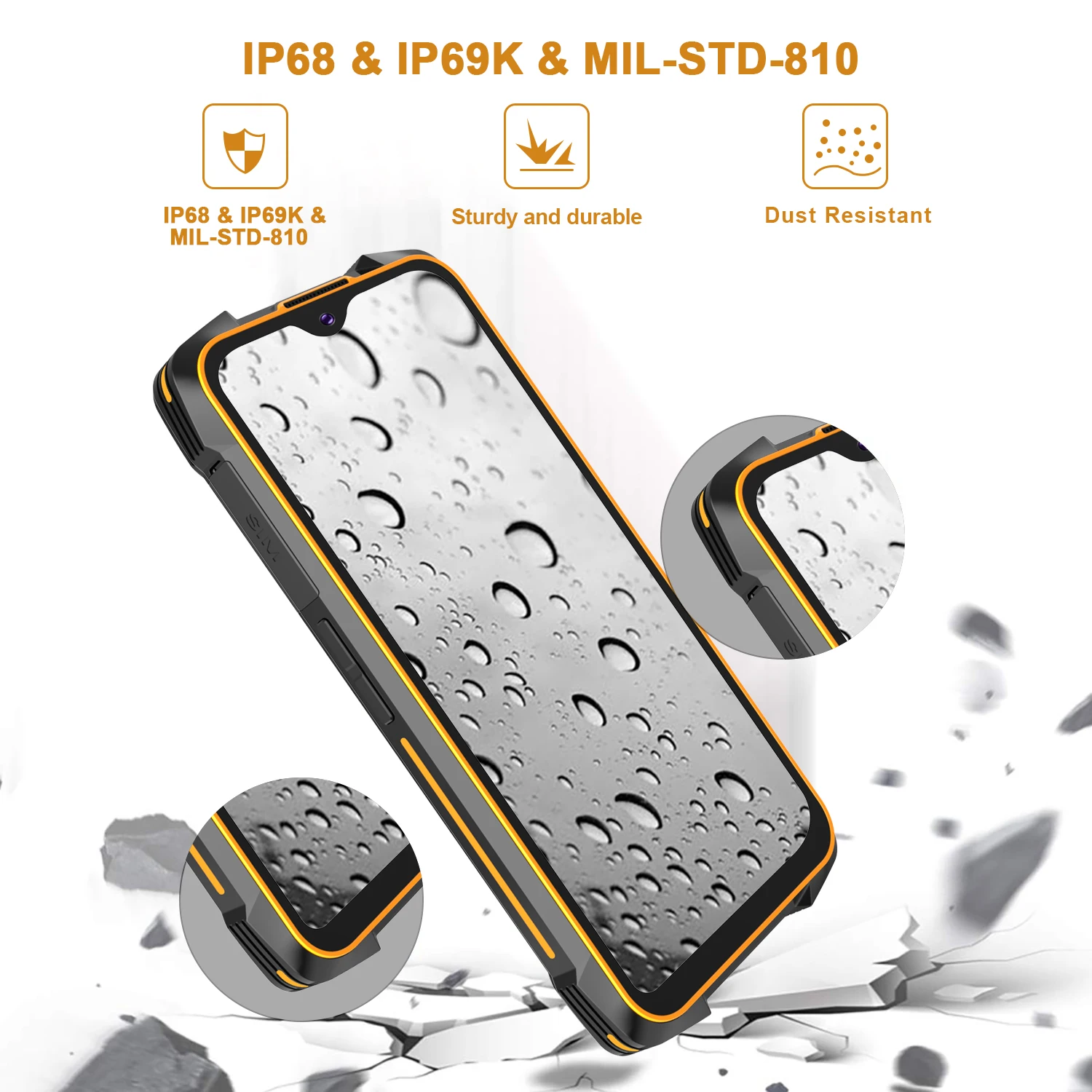 Cubot KingKong 5 Pro Защищенный смартфон 2021 Android 11 Водонепроницаемый IP68/IP69K/MIL STD 810 Большая