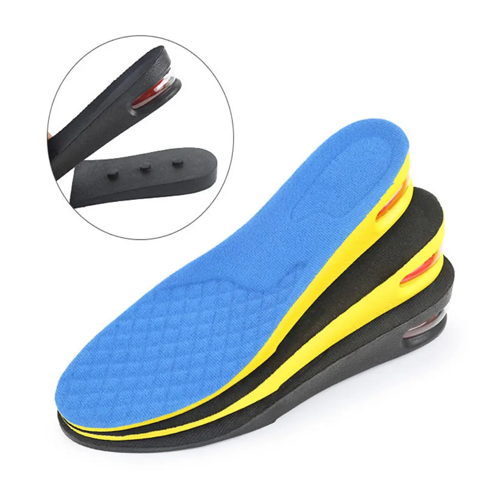 Двухслойные увеличивающие рост стельки мужские и женские невидимые движения