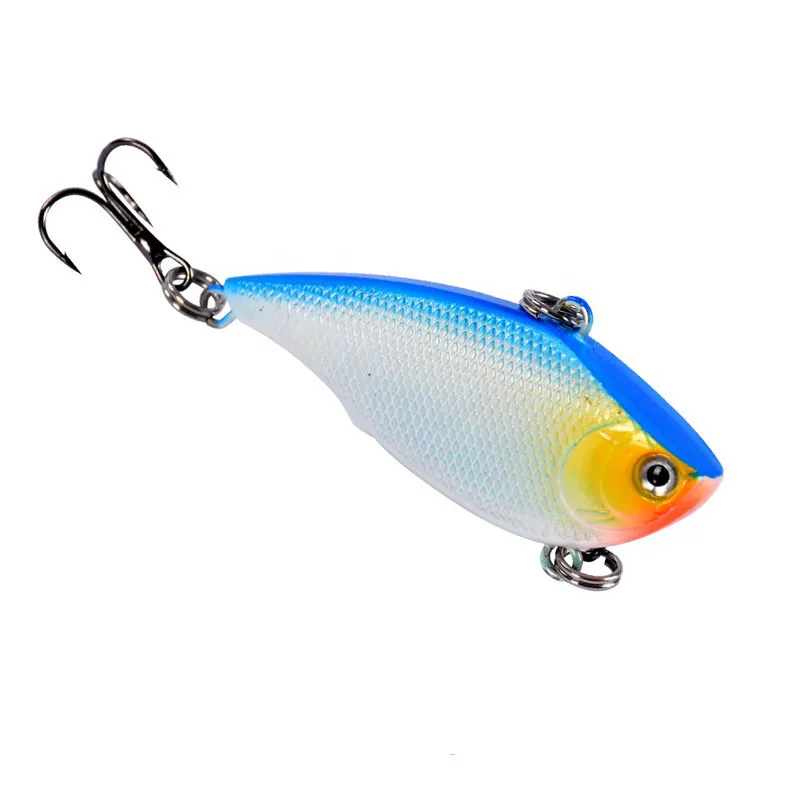 

New Arrival 5.5Cm10Gvibrations Spoon Lure Fishing Bait Bass Artificial Hard Bait Cicada Lure Vib Bait 3D Eyes Fishing Tackle