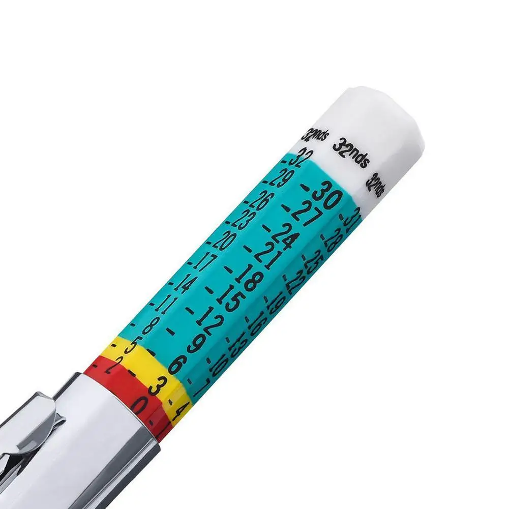 

Car Tread Depth Gauge Measures Tester Car Bike Motor Tester Check Depth Tread Truck Tyre Gauge J8X3