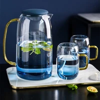 1400ml heat resistant color changing glass teapot chinese kung fu tea set large capacity coffee juice homeware pot