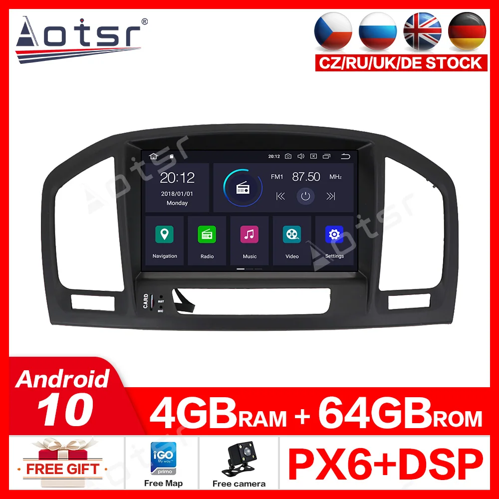 4G + 64 ГБ Android 10 0 автомобильный DVD-плеер мультимедийный плеер Автомобильный стерео