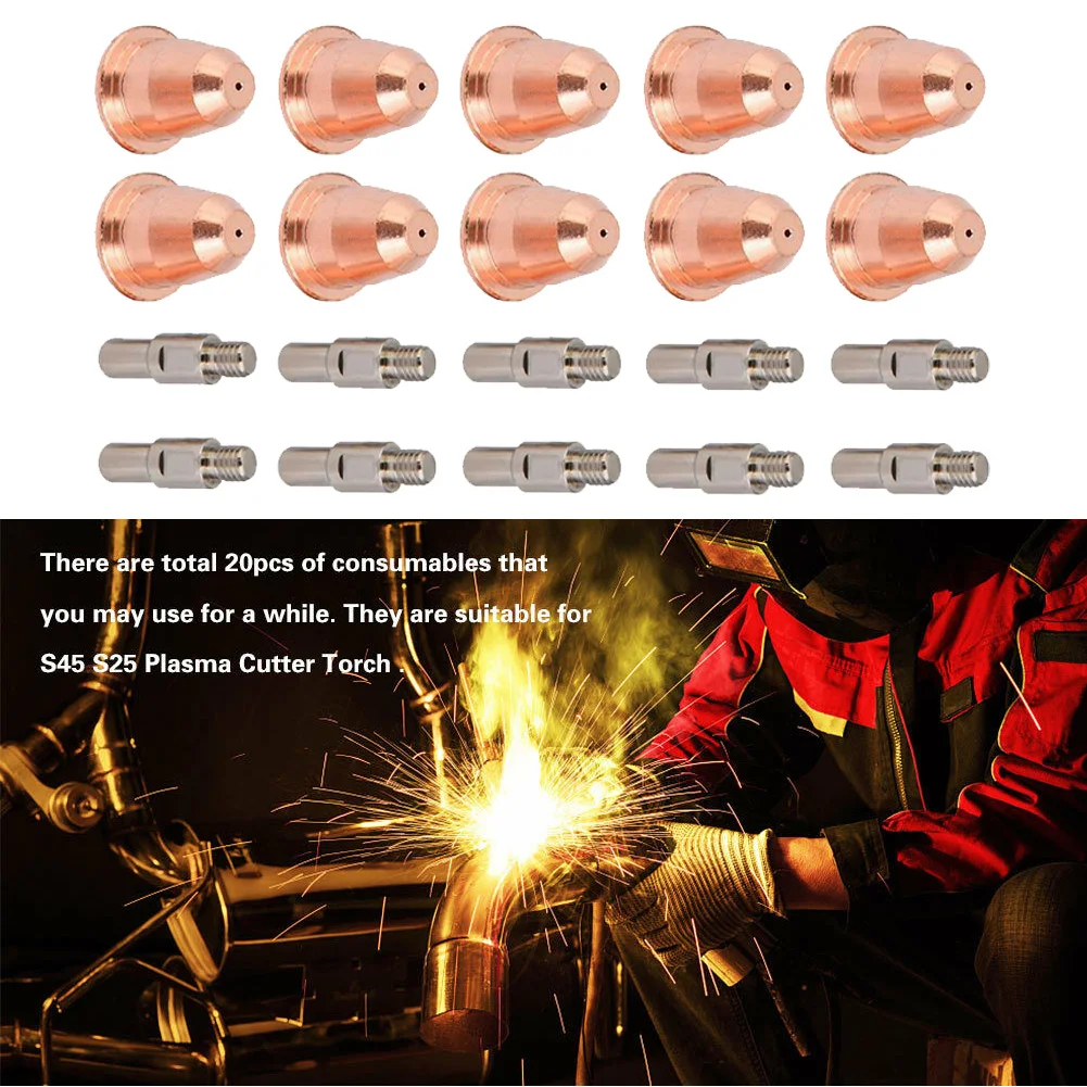 Для S45 S25 Plasma Cutter PR0110 набор инструментов для сварки с электродом и наконечником в