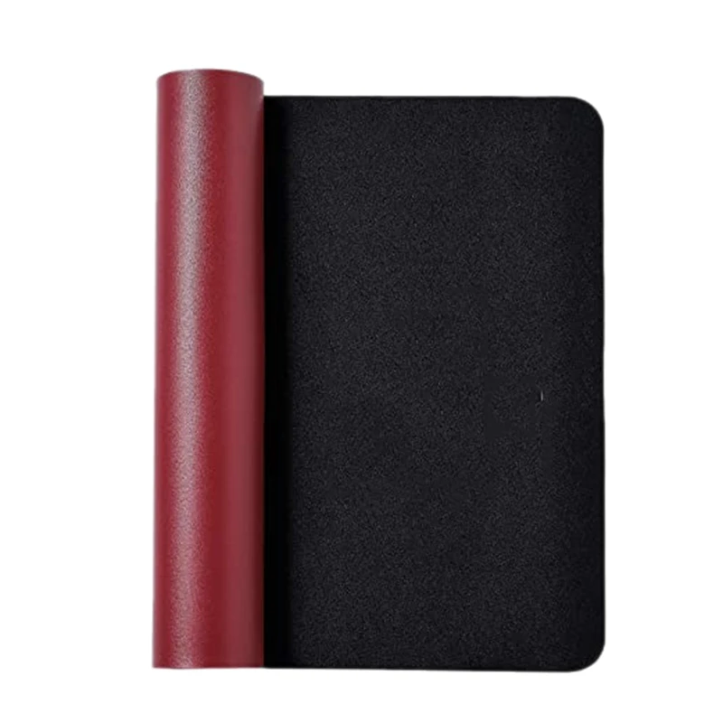 

Большой коврик для мыши двухсторонний цветной водонепроницаемый Настольный коврик PU для офиса