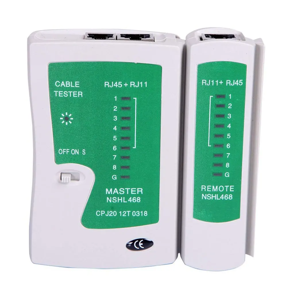 

Network Lan Cable Tester Test Rj45 Rj-11 Cat5 Utp Ethernet Tool Cat5 6 E Rj11 8P Portable Network Cable Tester