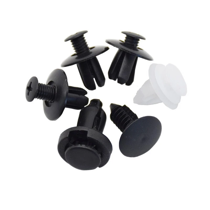 100 шт. авто крепеж зажим для кузова автомобиля нажимной фиксатор штифт заклепки