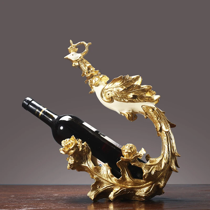 

Phoenix wine rack set piece wine cabinet decoration modern simple personality home living room Nordic creative decoration