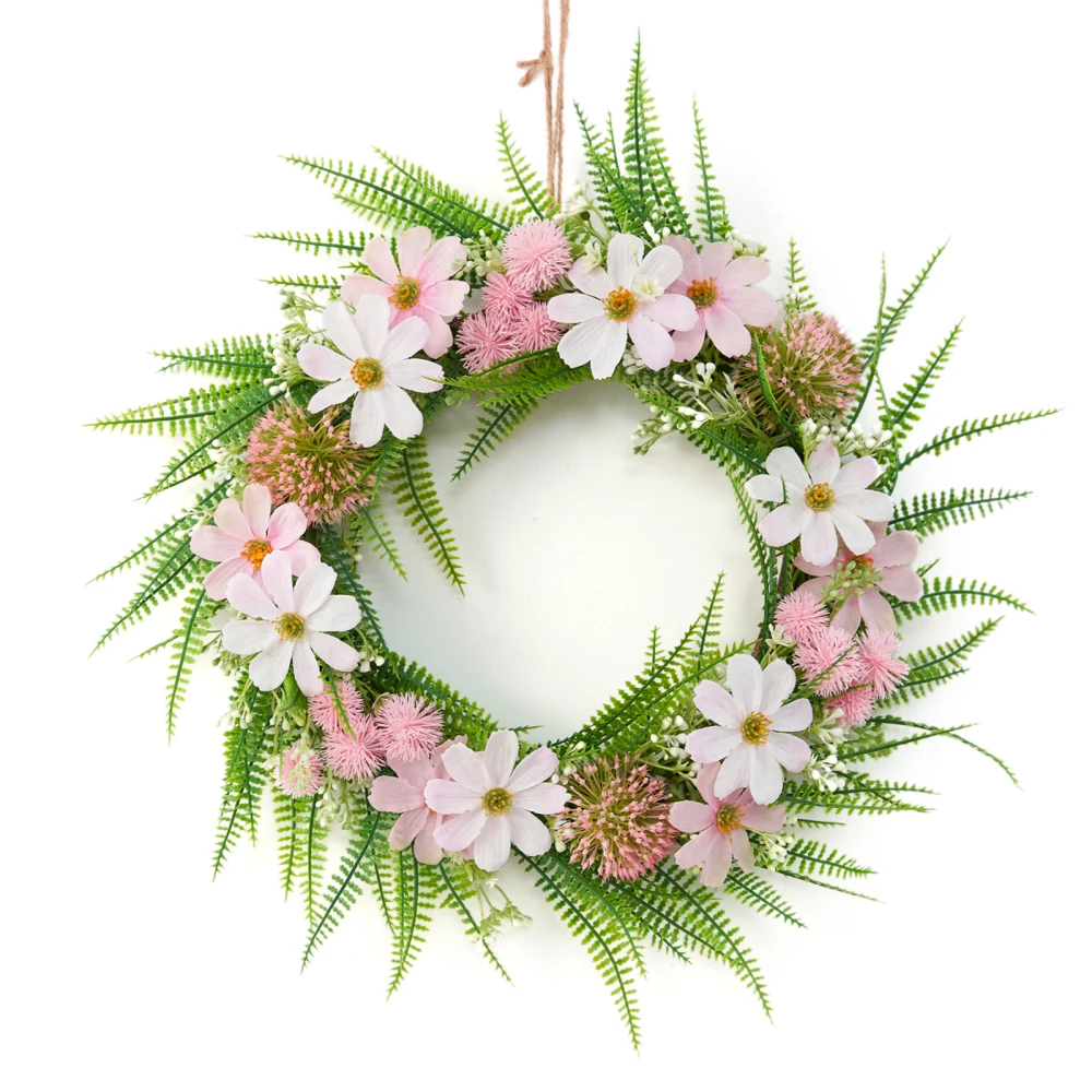 

Имитация цветка розы гирлянда с цветочным рисунком для свадебных торжеств шелк круглый вечерние используется для домашнего передняя дверь...