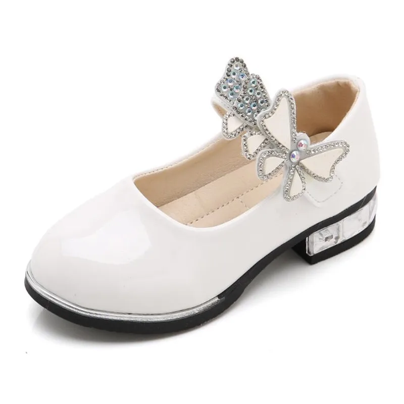 Детская обувь принцессы для девочек школьная розовые черные детские кожаные