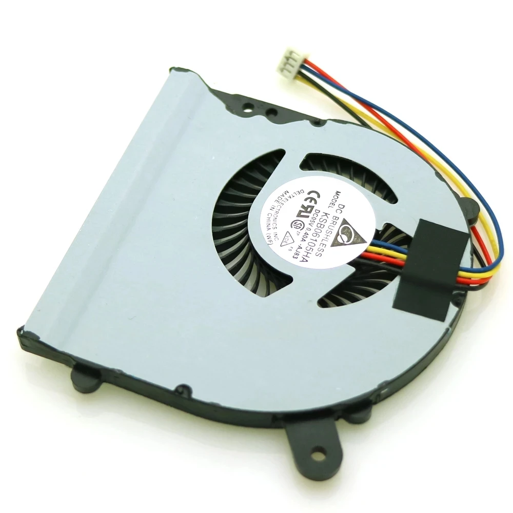 Новый вентилятор KSB06105HA DC5V 0.4A 4Pin для ASUS S400 S400C S400CA S400E X402C X402E F402C | Компьютеры и офис