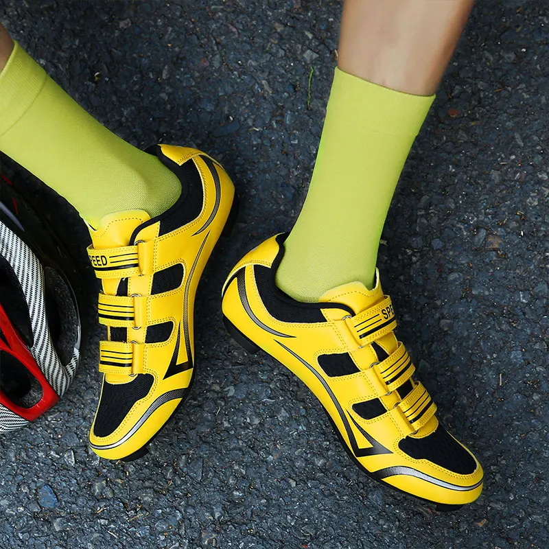 

Mens Mountain Bike Shoes Outdoor Sport Cycling Shoes sapatilha mtb Breathable Self-Locking Road Bicycle Racing Sneakers Flat Spd