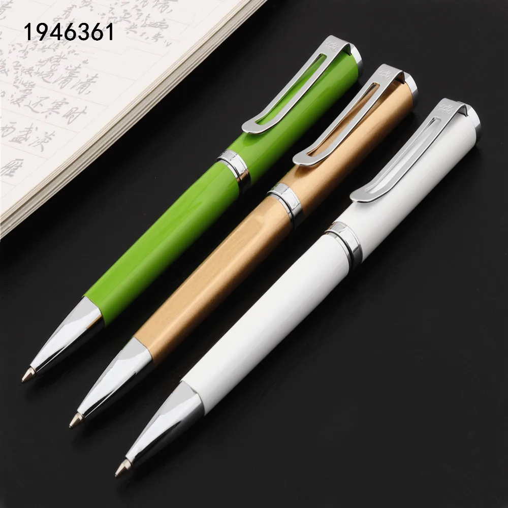 Стильная качественная модная Шариковая ручка Jinhao 799 с плоским наконечником для