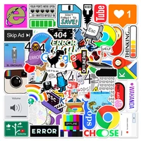103050pcs popular software graffiti stickers for laptop phone case water bottle waterproof aesthetic decals cool sticker packs