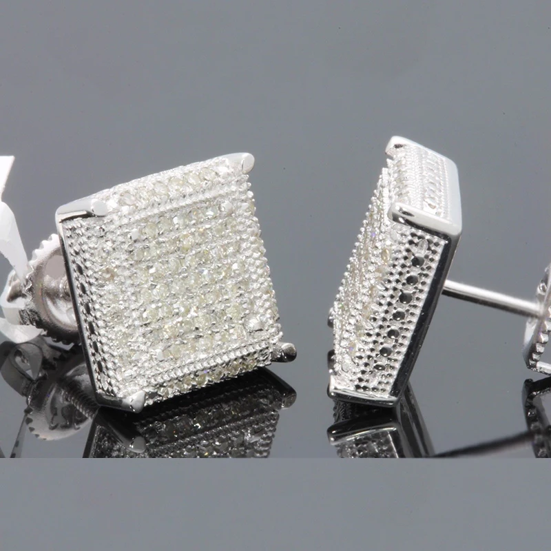 

Classic Love Heart Stud Earrings Micro Paved Full Bling Bling Bling Cubic Zircon Stud Earrings For Women Men Gifts Drop Shipping