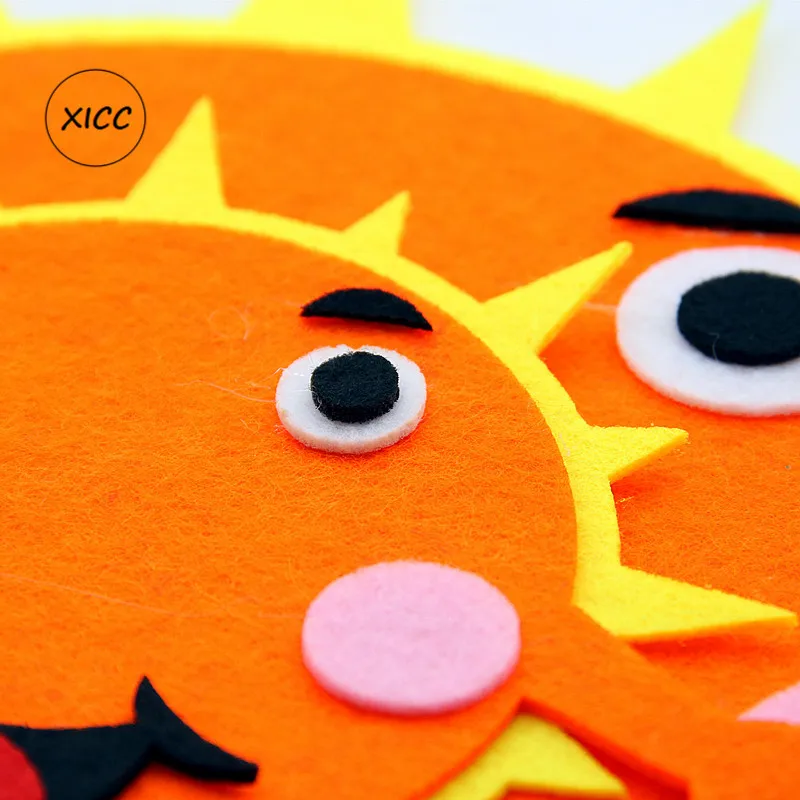 Со смайликом защита от солнца плотный нетканный фетровой ткани настенные