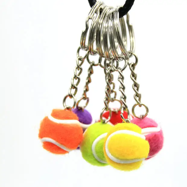 Брелок для ключей в виде теннисной ракетки маленький подарок Корейском стиле