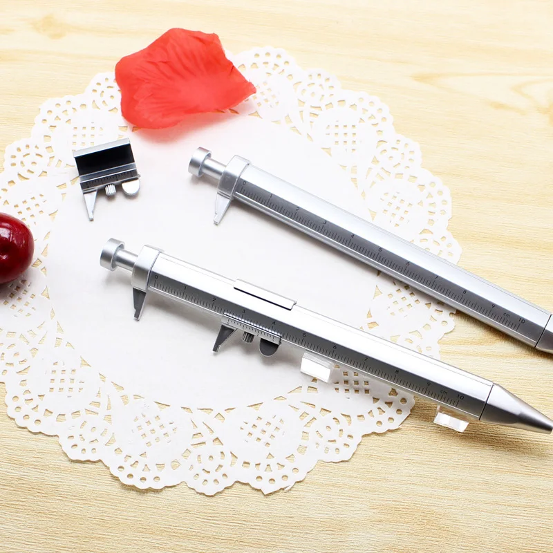 1 шт. Творческий канцелярская ручка курсора суппорт правитель весов