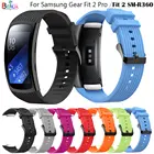 Ремешок BEHUA для Samsung Gear Fit 2 Pro, спортивный силиконовый браслет для Samsung Fit2 SM-R360, водонепроницаемый, размер LS