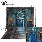 Фон для фотосъемки Allenjoy, сказочный фон для студийной фотосъемки в стиле Хэллоуина, волшебное окно, тазик, сказочный дворец