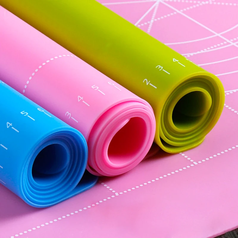 

Silicone Baking Mats Sheet Pizza Mat Rolling Dough Non-Stick Maker Pastry Kitchen Gadgets Cooking Tools Bakeware Accessories