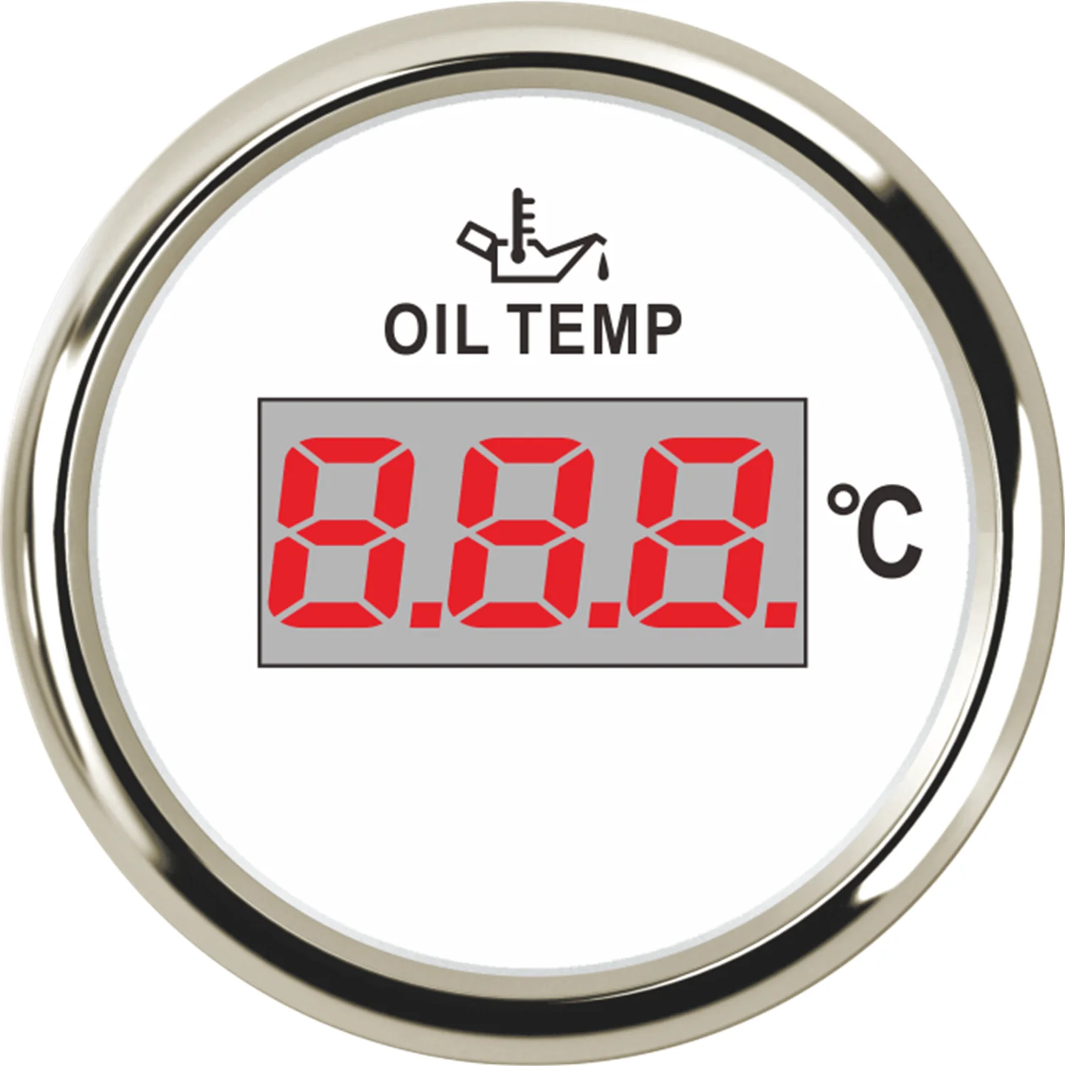 Упаковка 1 52 мм цифровой датчик температуры масла 50 150degree Lcd измеритель 361 ~ 19ohm 9 32VDC