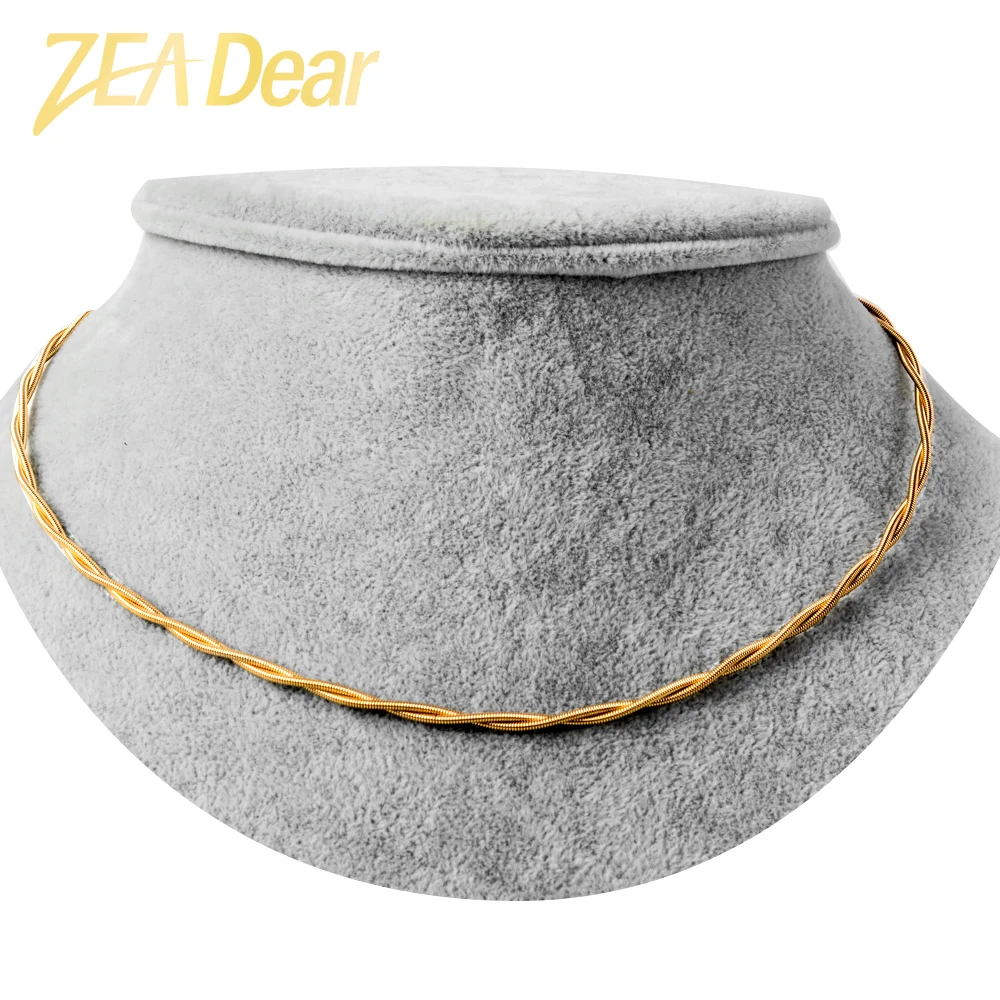 

ZEADear Jewelry Fashion Choker Necklace New Copper Gold Planted Lady Women High Quality Romantic Anniversary Daily Wear Gift