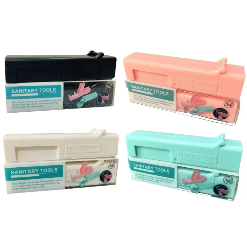 Мини ручной Избегайте контакта с санитарным инструментом кнопка открывания