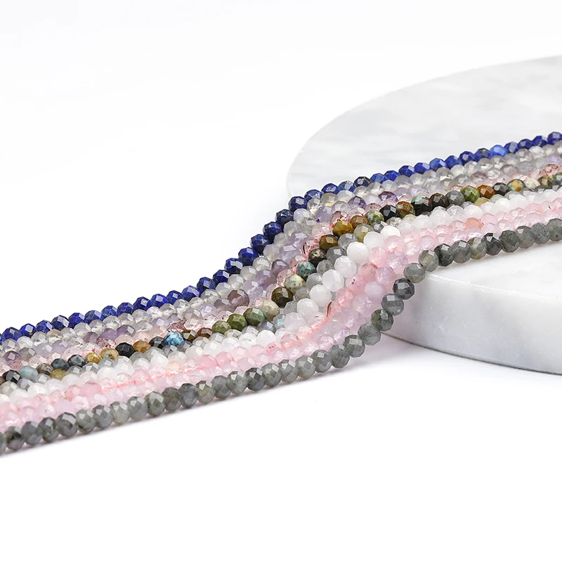 

High Quality Wholesale Low Price Faceted Stone Loose Beads Gemstone Beads For DIY Jewelry Making