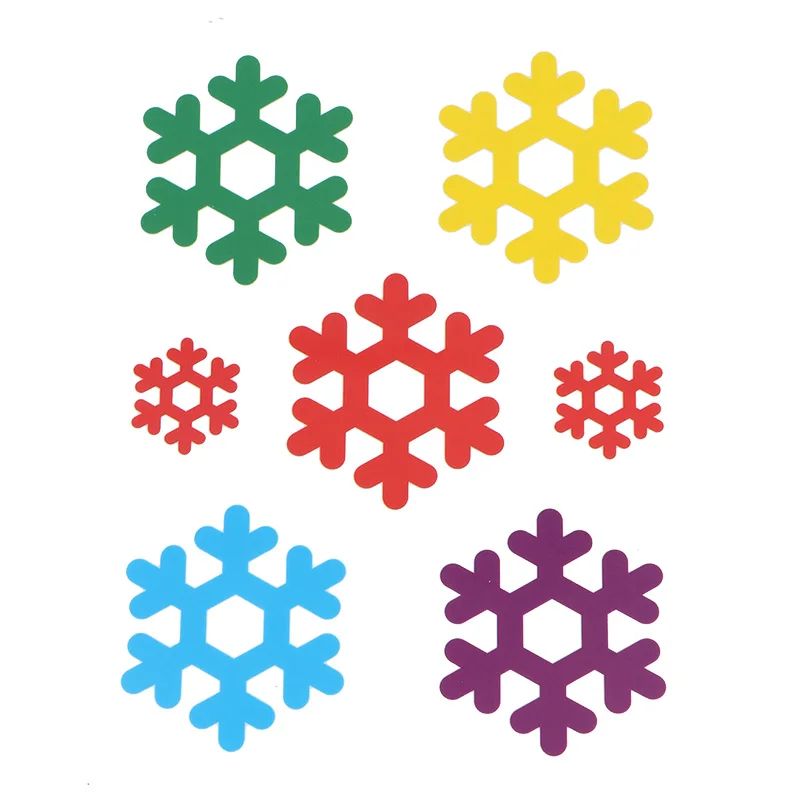 1pcs StickerF 1 шт. новогодние наклейки на окно рождественские украшения для дома холодильник Санта Клаус ПВХ Наклейка на стену Natal новогодний декор Noel - Цвет: 1pcs StickerF