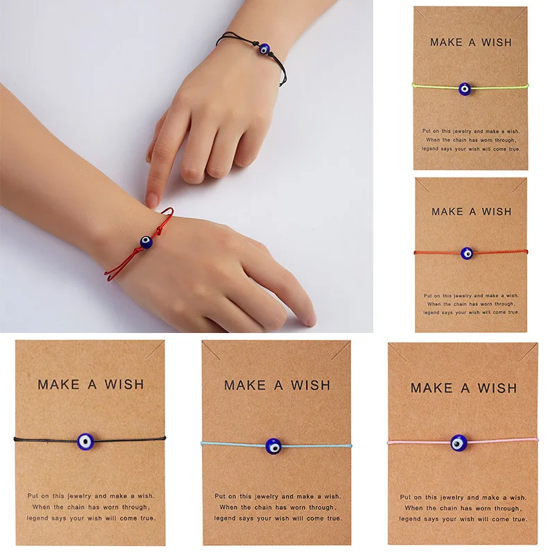 

Evil Eye Bracelet for Women Men Turkish Blue Red String Bracelet Mal De Ojo Bracelets Nazar Amulet Kabbalah Protection Bracelet