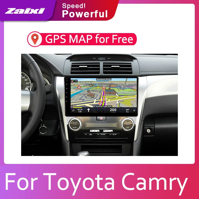 ZaiXi 2din автомобильный мультимедийный Android Автомагнитола для Toyota Camry (XV50) 2011 ~ 2017