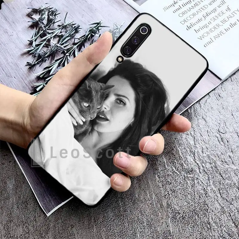 

lana del rey singer sexy girl Phone Case For Xiaomi Mi A1 A2 5 6 6PLUS 8 9 SE Lite MIX 2 2S MAX 2 3 Pocophone F1