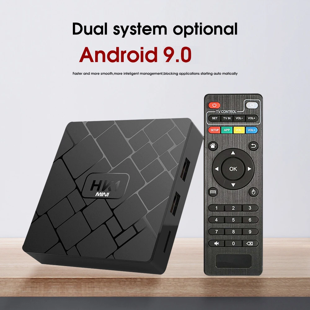DQiDianZ Android 9,0 Смарт ТВ приставка RK3229 2G DDR3 16G EMMC rom телеприставка 4K 3D H.265 Wifi медиаплеер ТВ приемник HK1MINI