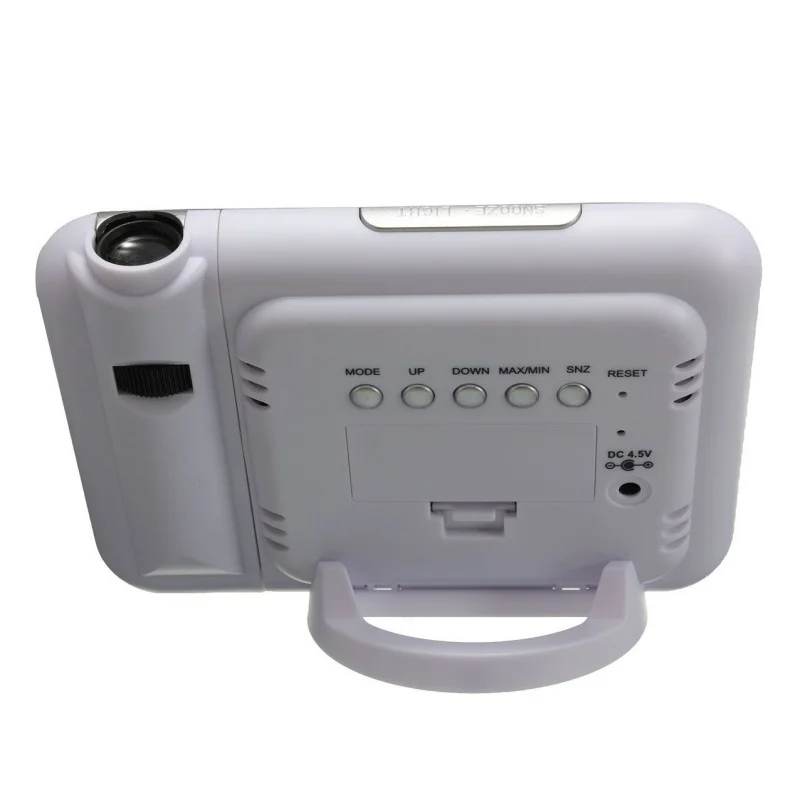 3 7 ''цифровой ЖК-дисплей время проекции проектор светодиодный Будильник