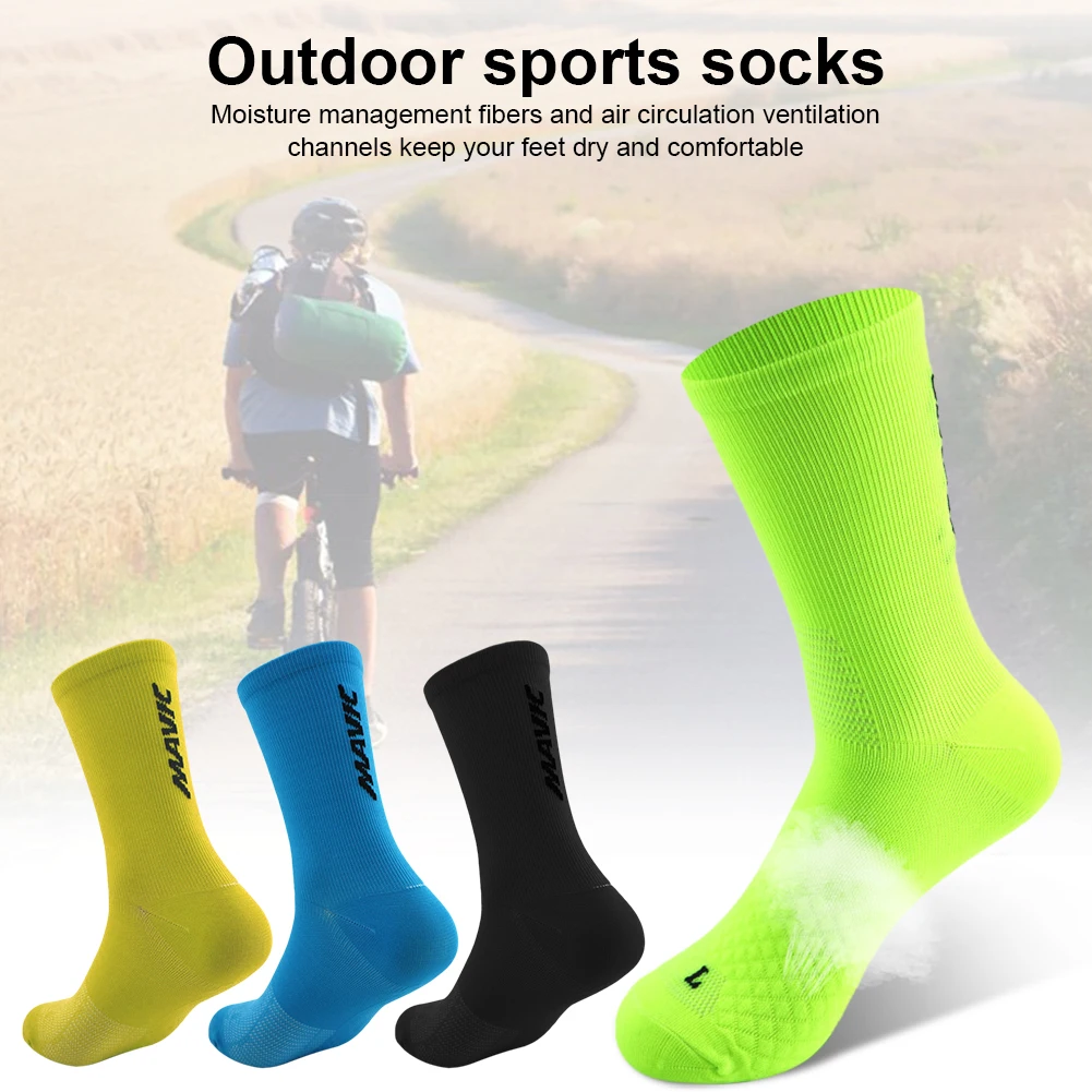 

Велосипедные носки для езды на открытом воздухе, спортивные носки для бега, мужские носки, женские носки для баскетбола, футбола, бега, спорт...