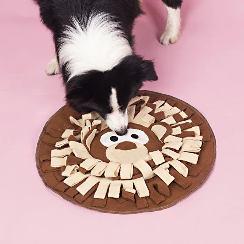 

Pet Dog Snuffle Mat Enrichment Mental Brain Stimulating Toys Interactive Dog Puzzle Toys Stress Relief Food Treat Mat Gifts
