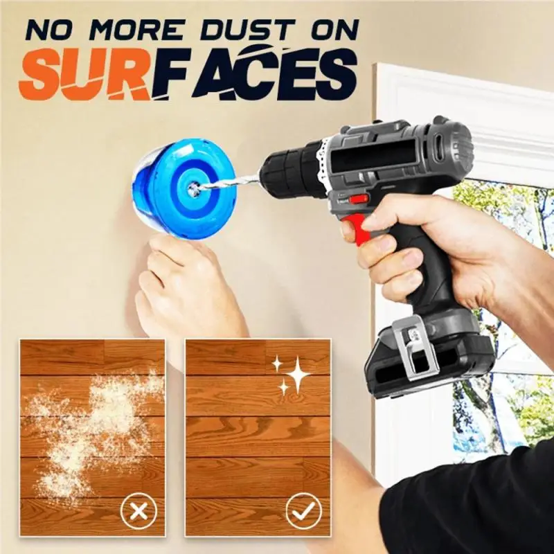 

Electric drill dust cover, Electric hammer connected to ash bowl, Dust collector, Dust collecting cover, Decoration accessories