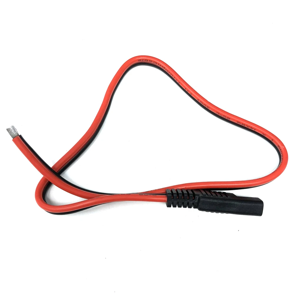 DIY 14AWG солнечная батарея SAE зарядное устройство шлейка фоторазъем кабели 30 см/50