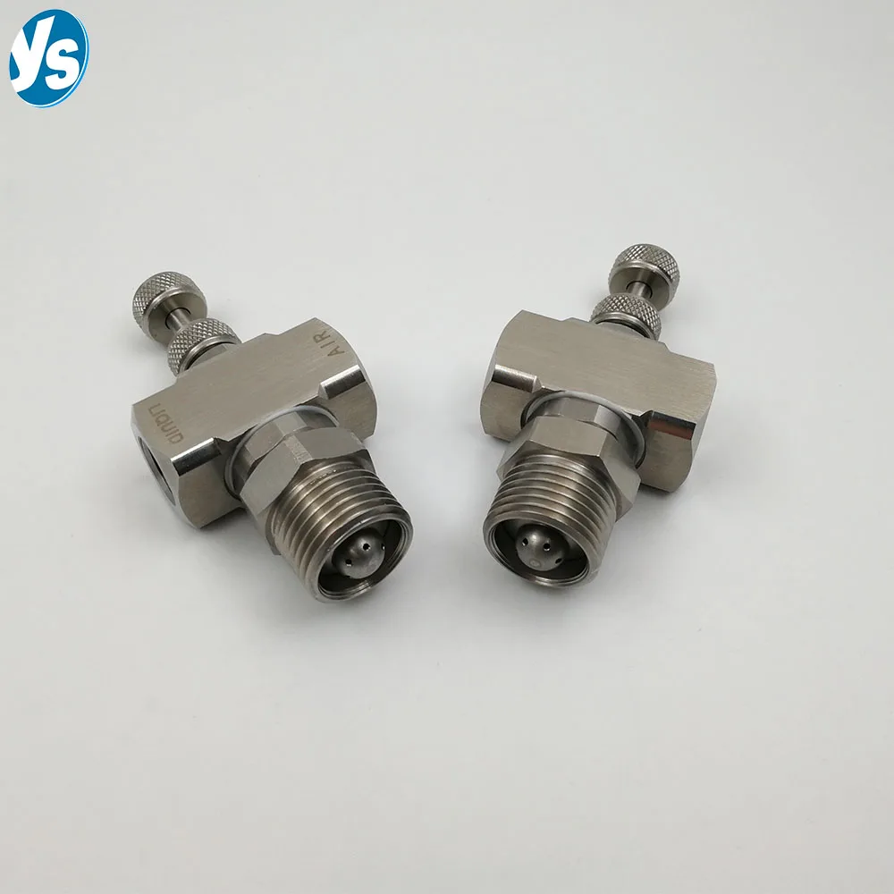 YS Female Нержавеющая сталь распылитель воздуха толстостенные 1/4JN для газовое