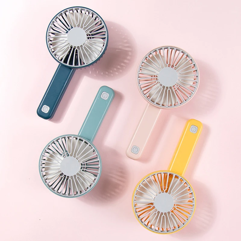 1 шт. портативный мини вентилятор с USB зарядкой бесшумный многоскоростной