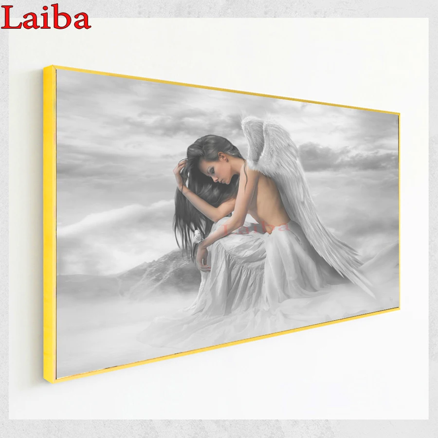 Простая черно белая Алмазная вышивка &quotтанцор&quot 5D &quot алмазная живопись сделай