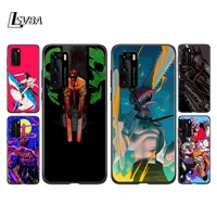 silicone cover chainsaw man for huawei p 40 pro plus 30 20 10 9 8 lite mini 5g 4g pro 2017 2019 phone case