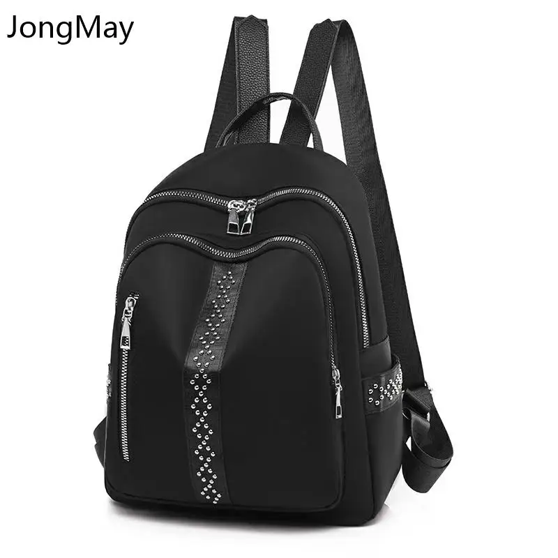 

new women backpacks fashion girl shoulder bag women backpack college daypack casual bagpacks rivet small bag