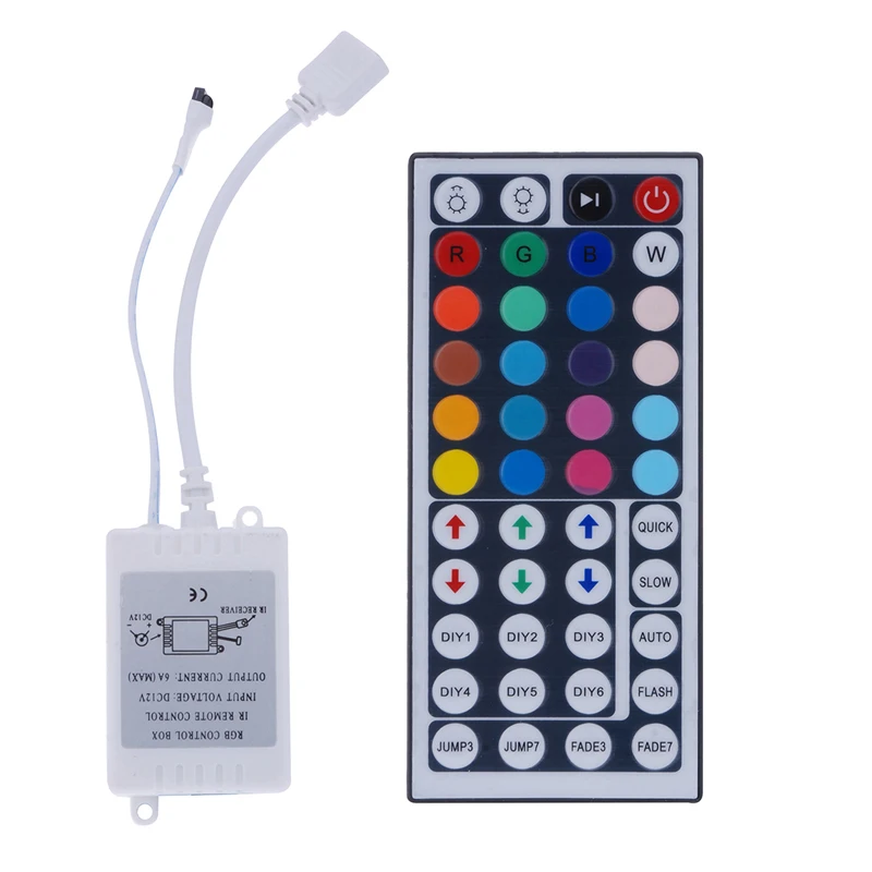 10 м 5050 SMD RGB 2X5M 600 светодиодный Светодиодный светильник полоса 44 ключа ИК пульт