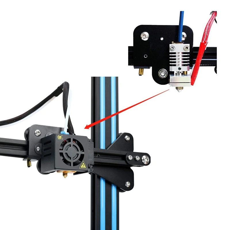 PPYY новый 3d принтер аксессуар 0 4 мм цельнометаллический Hotend комплект для Creality Cr 10/Cr
