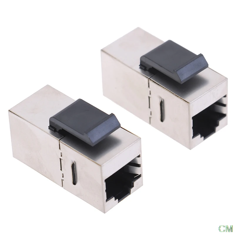

Coupler FTP Zinc Alloy Module Jack Connector Ethernet LAN Network Cable Extender Adapter 1pc RJ45 Keystone Cat6 Shielded Modular